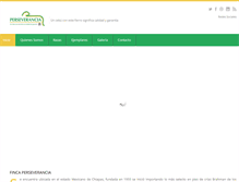 Tablet Screenshot of fincaperseverancia.com